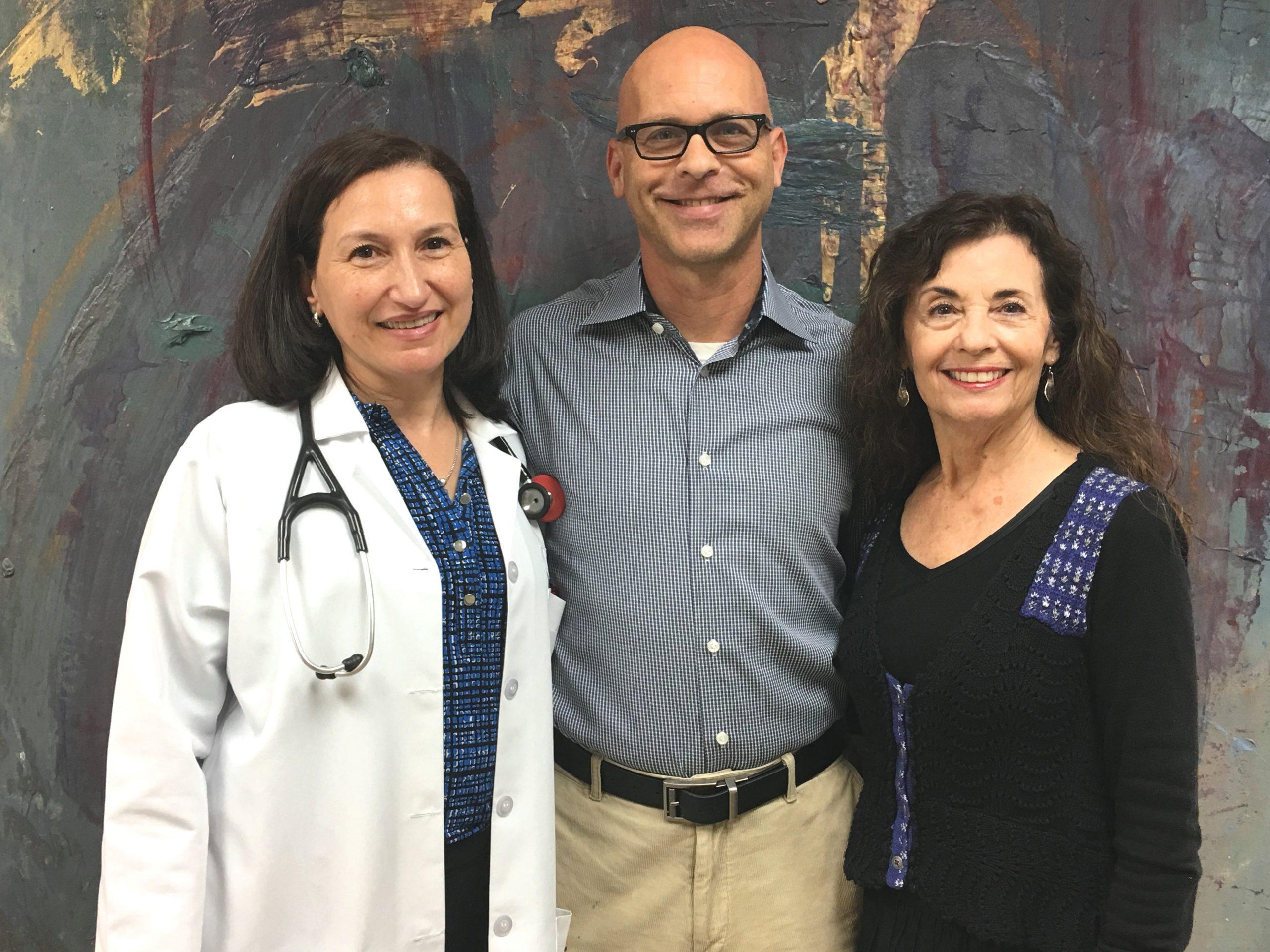 Photo: Dr. Lilian Zorilla, Rick St. Pierre and Christine Bonney