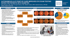 Improving Eye Exam Screening Rates for Patients with Diabetes - CHI Poster 8.9.2023